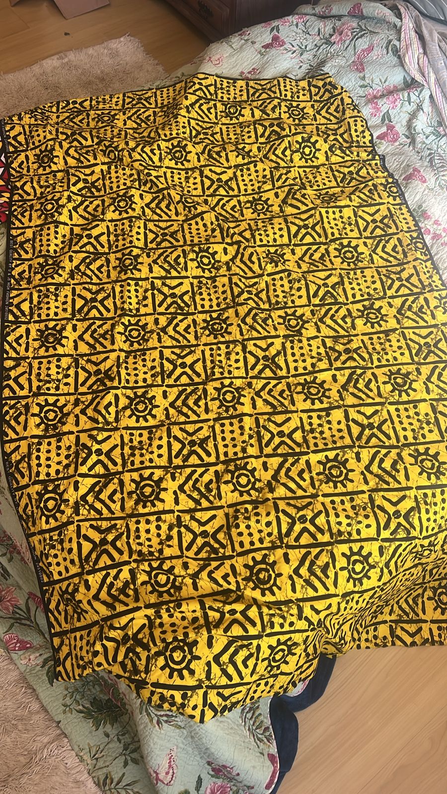 Tecido/canga africana (poliéster)