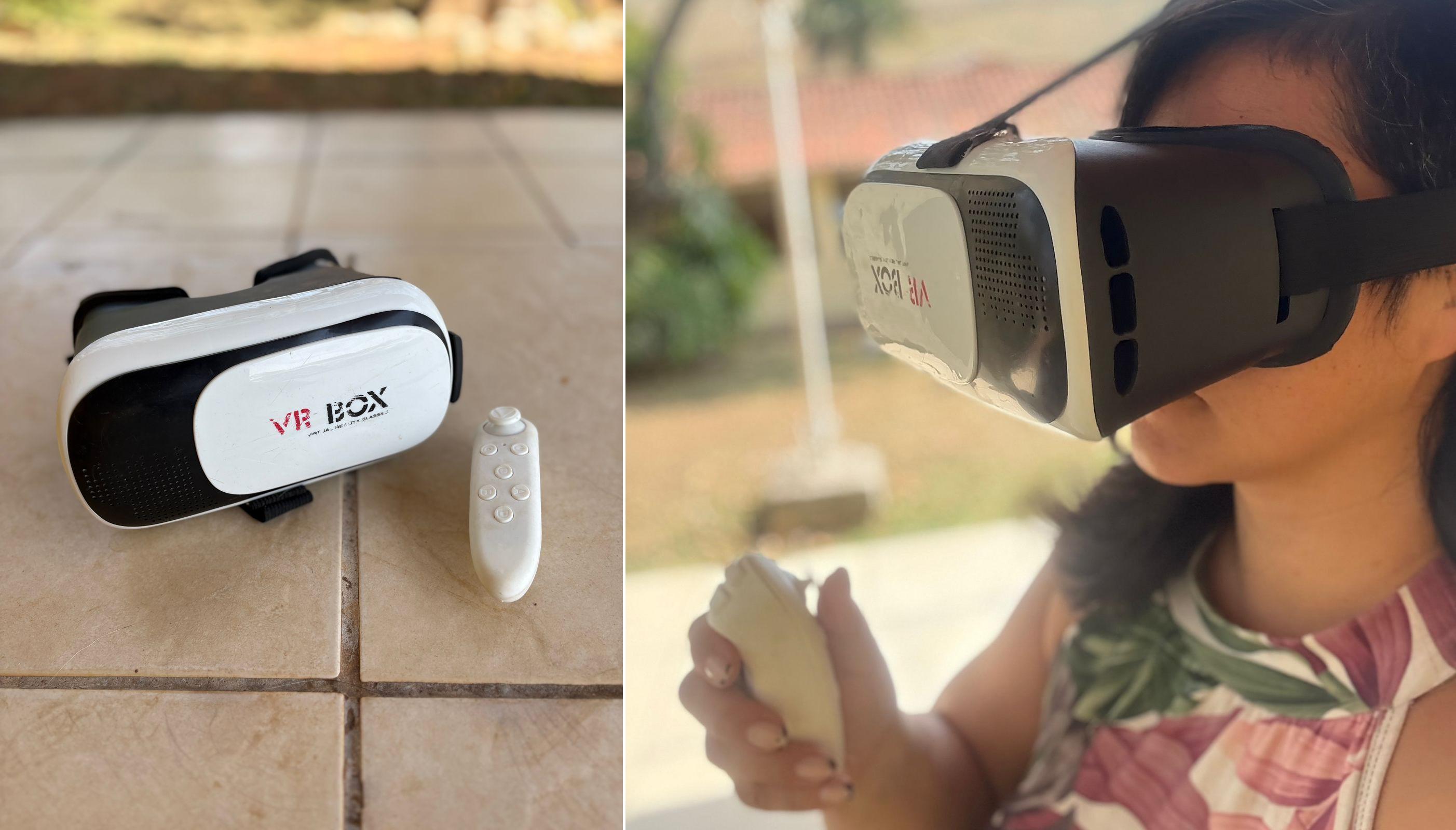 Óculos de realidade virtual VR Box